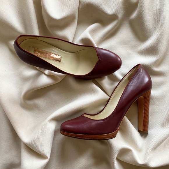 Rupert Sanderson Burgundy Pumps, size 42. Fits like an 11/11.5 - Picture 3 of 3
